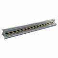 Vestil 8' Straight Guard Rail, Galvanized GR-H2R-BO-8-HDG